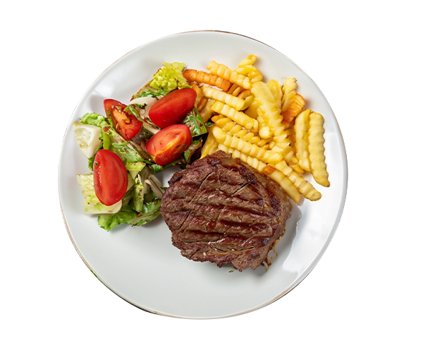 Assiettes Assiette Steak Haché frais du restaurant O Delices | Kebabs Tacos Burger de 50310 Montebourg